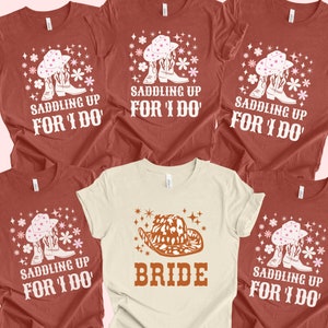 Cowgirl Bachelorette Shirts Western Girls Trip Shirts Nashville Coastal Cowgirl Bridal Shower Team Bride Shirt Disco Cowgirl Bridesmaid Gift