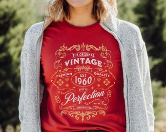 Birthday Shirt Women, Custom Year Birthday Shirt, Vintage Birthday TShirt, Personalized Birthday Tee, The Original Since T Shirt For Men