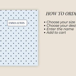 Personalized Small Business Owner Gift Hydrangea Planner Hardcover Spiral Notebook Undated Weekly Monthly Organizer Woman Desk Agenda Bild 9