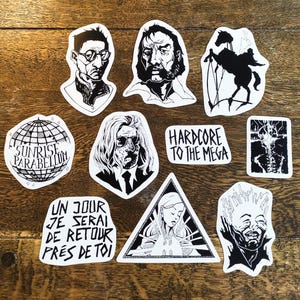 Disco Elysium Stickers Big Pack