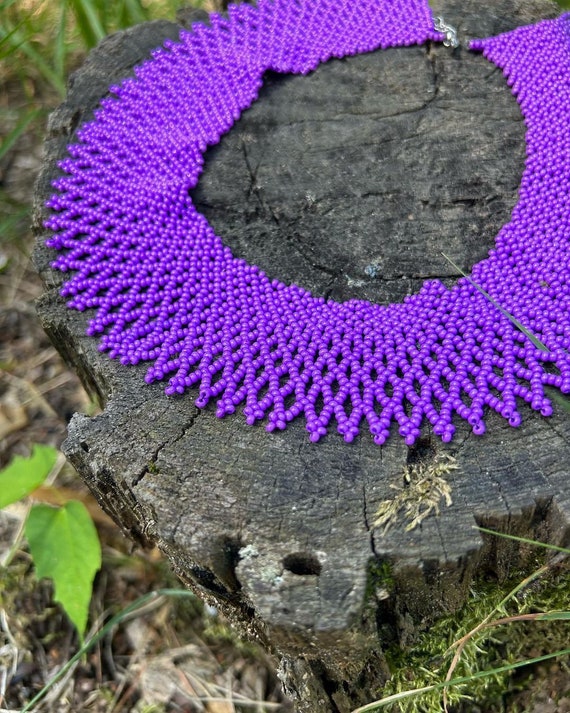 Huichol Jewelry,mexican Necklace,beaded Choker,choker Necklace