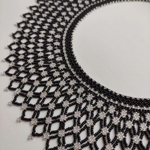 African Maasai Handmade Beaded Choker Necklace |Chunky|Ethnic|Tribal |Gold&Black Necklace |Unique |African Woman Necklace |One Size Fits All