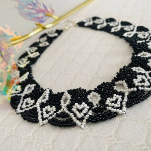 Mexican Chaquira Beads Necklace,Huichol Art, Beaded necklace, Mexican Jewelry, FolkMexican Necklace,huichol Jewelry,Wedding Gift for Her