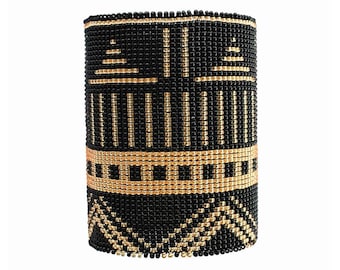 Pulsera de telar con cuentas africanas, pulsera americana, pulsera de cuentas de semillas, pulsera de telar, pulsera mexicana de joyería africana rumana, pulsera