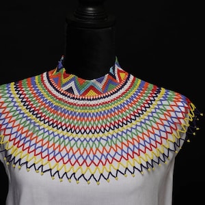 African Beaded Necklaces, African beaded jewelry, Maasai necklace, Zulu necklace, Beaded necklace, African necklace, African