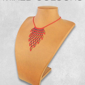 African Maasai Handmade Beaded Choker Necklace |Chunky|Ethnic|Tribal |Gold&Black Necklace |Unique |African Woman Necklace |One Size Fits All
