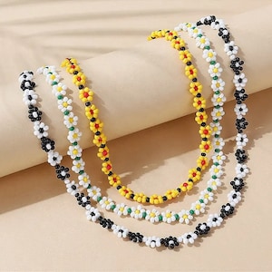 Beaded Strands Flower Beads Bracelet for Girls Bohemia Seed Friendship Children Cute Jewelry Accessories Wholesale Gift, American Bracelet