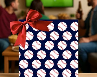 Rollo de papel para envolver regalos de béisbol: aficionado al béisbol, novato del año