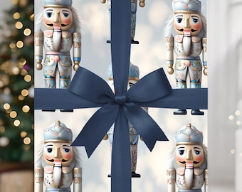 Whimsical Nutcracker Christmas Wrapping Paper