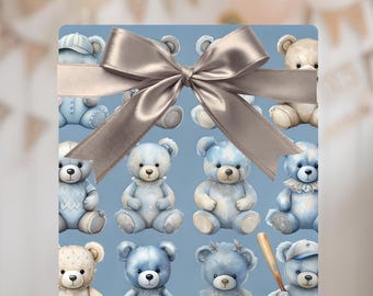 Vintage Teddy Bear Wrapping Paper