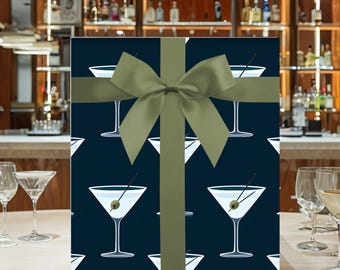 Dirty Martini Wrapping Paper
