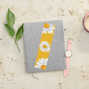 Cross Stitch Bookmark Pattern Flower PDF Printable Daisy Flower Minimalist Design Floral