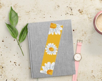 Cross Stitch Bookmark Pattern Flower PDF Printable Daisy Flower Minimalist Design Floral