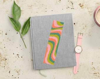 Retro Cross Stitch Bookmark Pattern PDF Retro Wave Minimalist Design