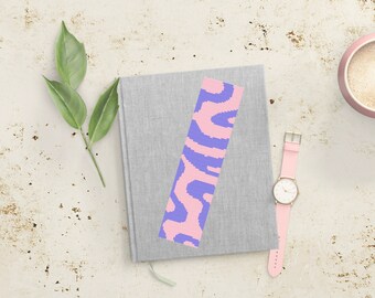 Cross Stitch Bookmark Pattern PDF Mystical Zebra Minimalist Design