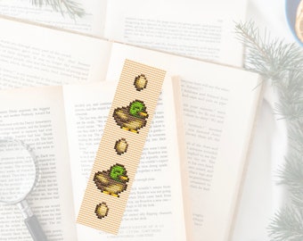 Stardew Valley Duck Cross Stitch Bookmark Pattern (PDF)