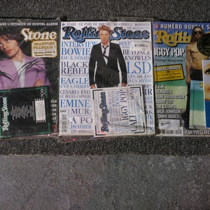 Rolling Stone Magazine x 3 Zeldzame gloednieuwe Franse versie
