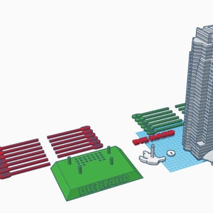 Die Hard Nakatomi Plaza Advent Christmas Countdown Calendar 3D Print Digital Only STL Files image 4