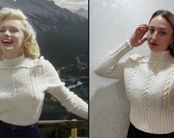 marilyn monroe sweater replica, women's sweater, lady gift. mom gift. daughter gift. lover gift. best gift. Birthday gift. Christmas gift.