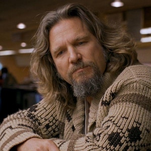 Cardigan Big Lebowski in lana lavorato a mano: maglione stile Dude