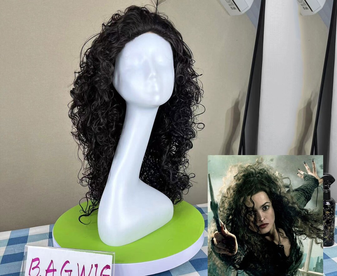 Wigs Bellatrix Lestrange Wigs Cosplay Wigs Synthetic Costume Etsy