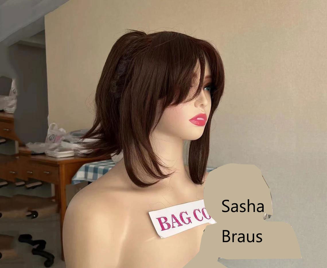 Pferdeschwanz-Perücke Set – 2 Stück, Je 45,7 Cm, Schwarz/Braun, Für Cosplay & Alltag