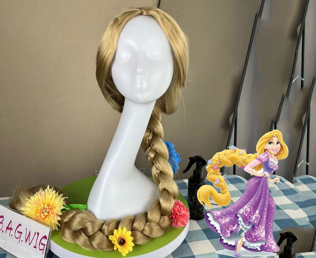 Wigs Princess Rapunzel Wigs Cosplay Wigs Synthetic Costume Wigs