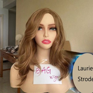 Laurie Strode Cosplay Wig: Blonde Bob Halloween Costume Wig