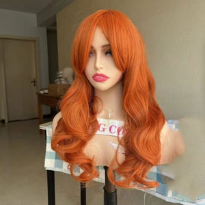 Orange Body Wave Wig: Nami One Piece Cosplay Costume Wig