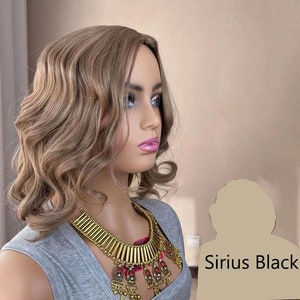 Sirius Black Cosplay Wig: Blonde Short Wavy Costume Wig