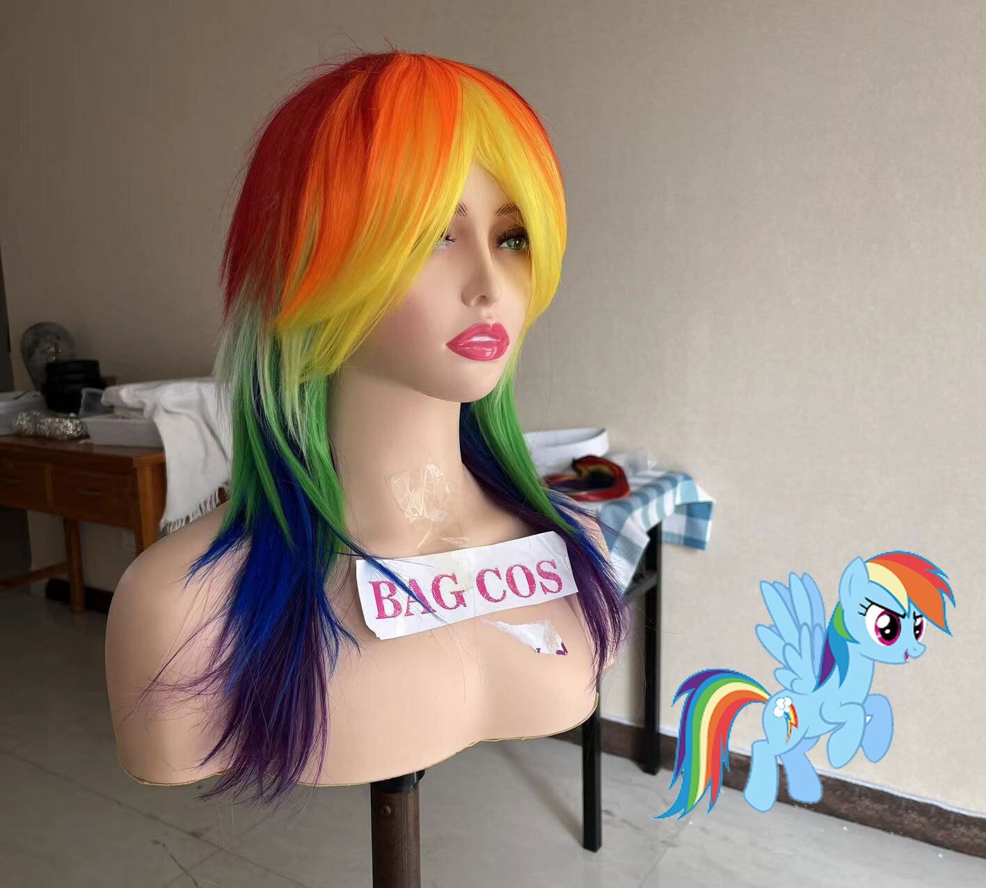 Rainbow Dash Wig