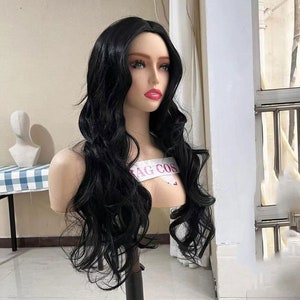 Isabela Encanto Cosplay Wig: Black Wavy, Halloween Costume Wig