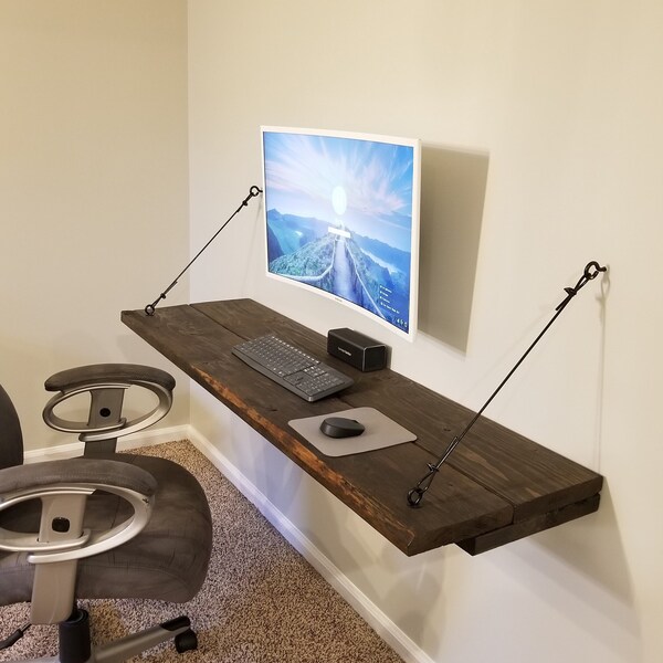 Floating Tv Stand Etsy