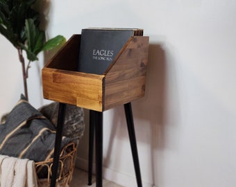 Vinyl Record Storage Stand. LP Storage.