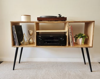 TV Stand Audio stand Vinyl Record Storage Stand LP Album Stand