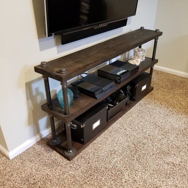 Pipe Tv Stand Etsy