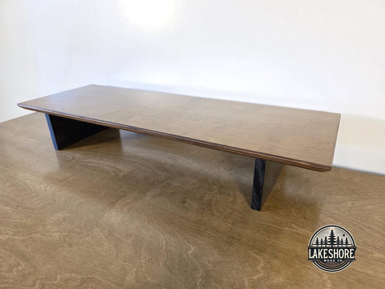 Wood Monitor Riser Multiple Sizes and Colors Available - Etsy
