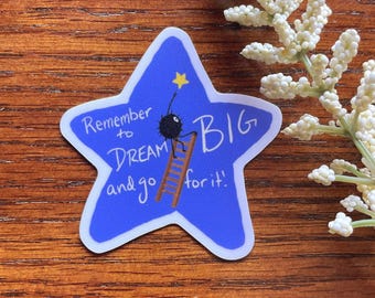 Dream Big Sprite Sticker | Spirited Away Studio Ghibli Sticker