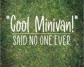 Cool Minivan for Car Window Bumper
