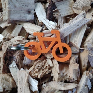 Porte-clés vélo Orange