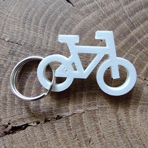 Porte-clés vélo Blanc