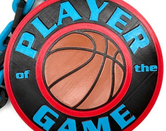 Basketball Player of the Game Hype Chain for Tournaments, Youth Leagues, and Coaches!
