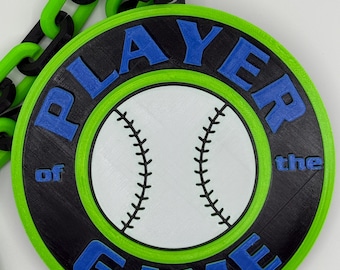 Baseball Player of the Game Hype Chain for Tournaments, Youth Leagues, and Coaches!