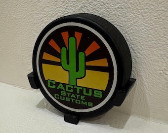 Minimalist Hockey Puck Wall Mount Bracket Floating Display