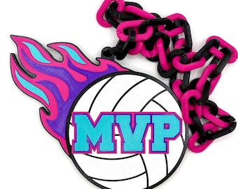 Volleyball MVP Hype Chain for Tournaments, Youth Leagues, and Coaches!