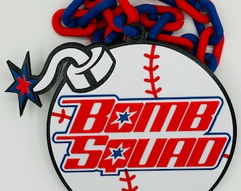 Baseball Bomb Squad Hype Chain for Tournaments, Youth Leagues!