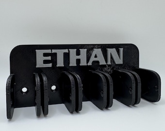 Personalized Custom Hockey MINI Stick Wall Rack Holder *bauer or ccm*