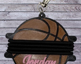 Custom Basketball Hair Tie Holder