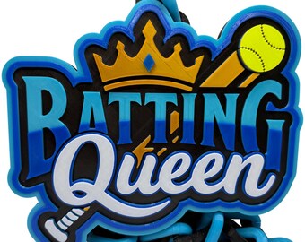 Batting Queen Softball Player of the Game Hype Chain for Tournaments, Youth Leagues, and Coaches!