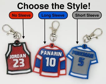 Custom Jersey Keychain